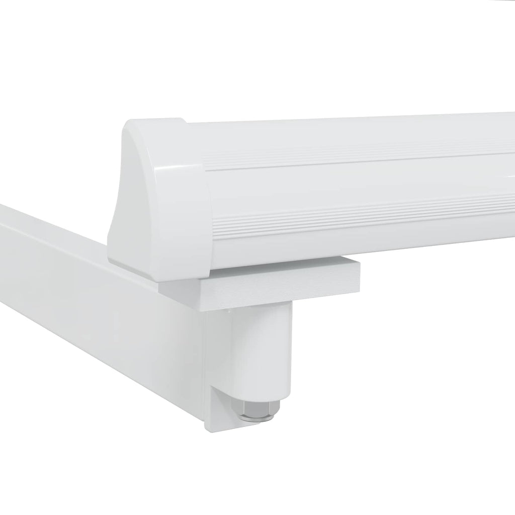 vidaXL Ręczna markiza chowana Biały 4 x 2 m Aluminium