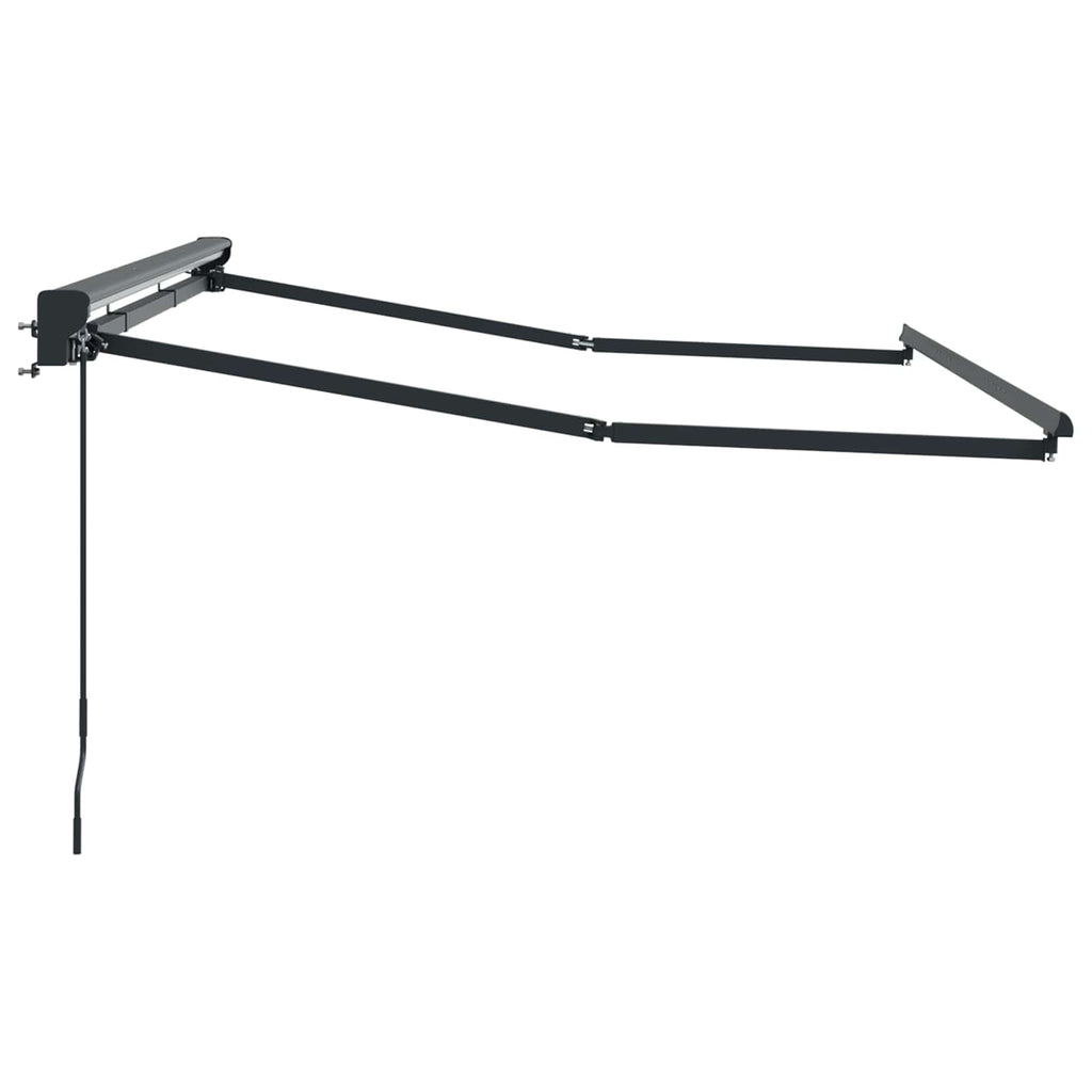 vidaXL Rama manualnej markizy Z regulacją Antracyt 2,5 x 2 m Stal