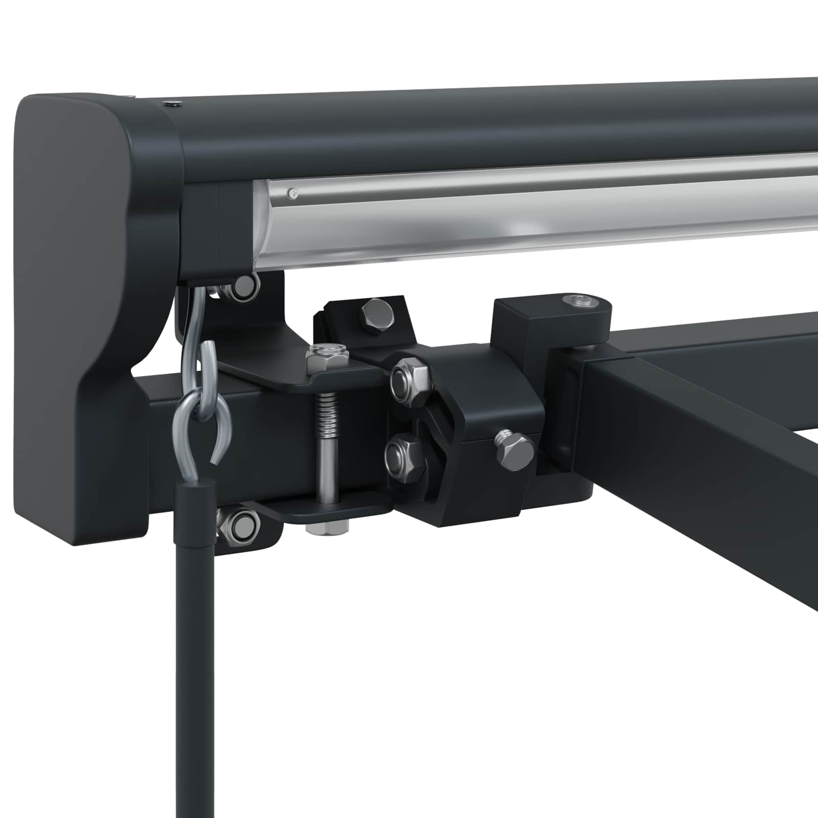vidaXL Rama manualnej markizy Z regulacją Antracyt 3 x 2 m Stal