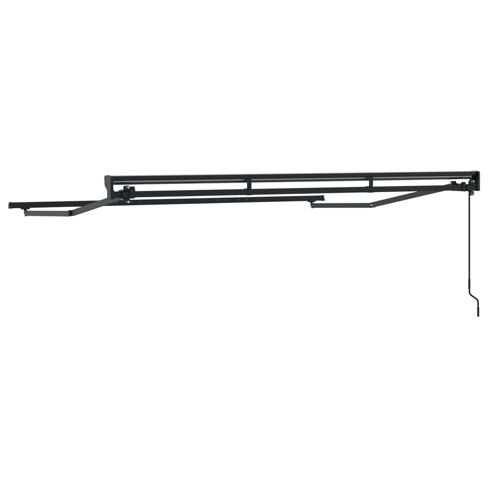 vidaXL Rama manualnej markizy Z regulacją Antracyt 3,5 x 2 m Stal