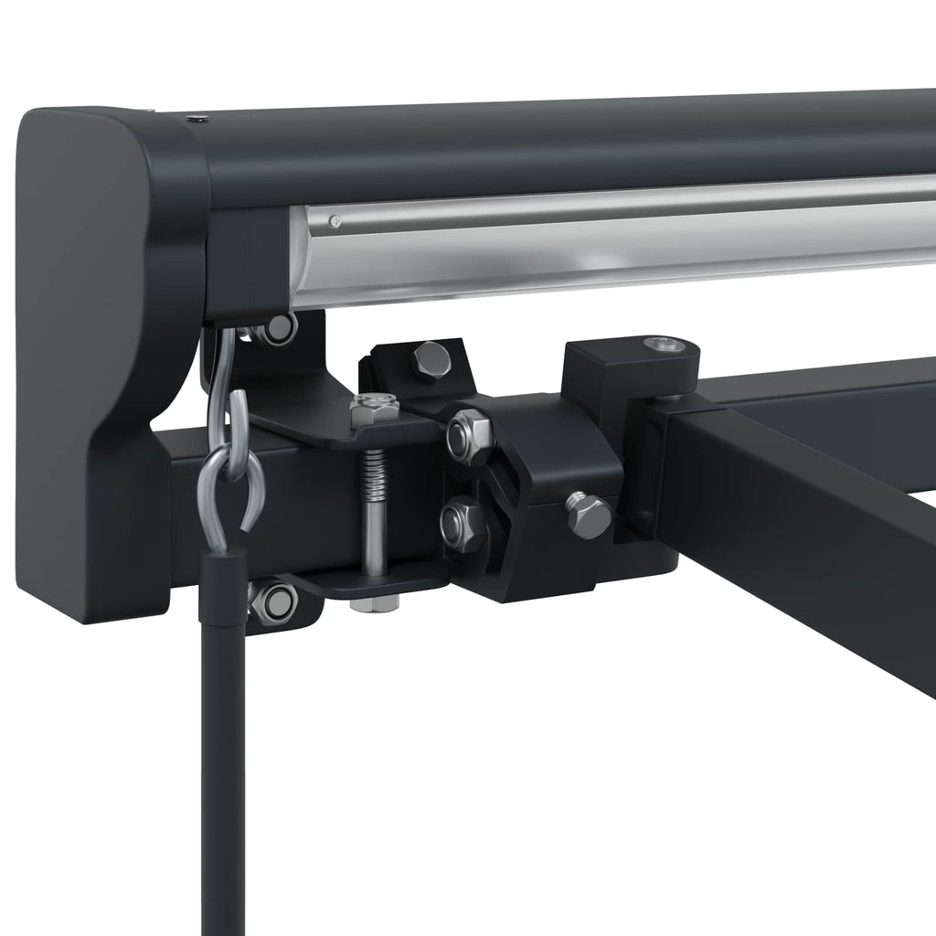 vidaXL Rama manualnej markizy Z regulacją Antracyt 4 x 2 m Stal