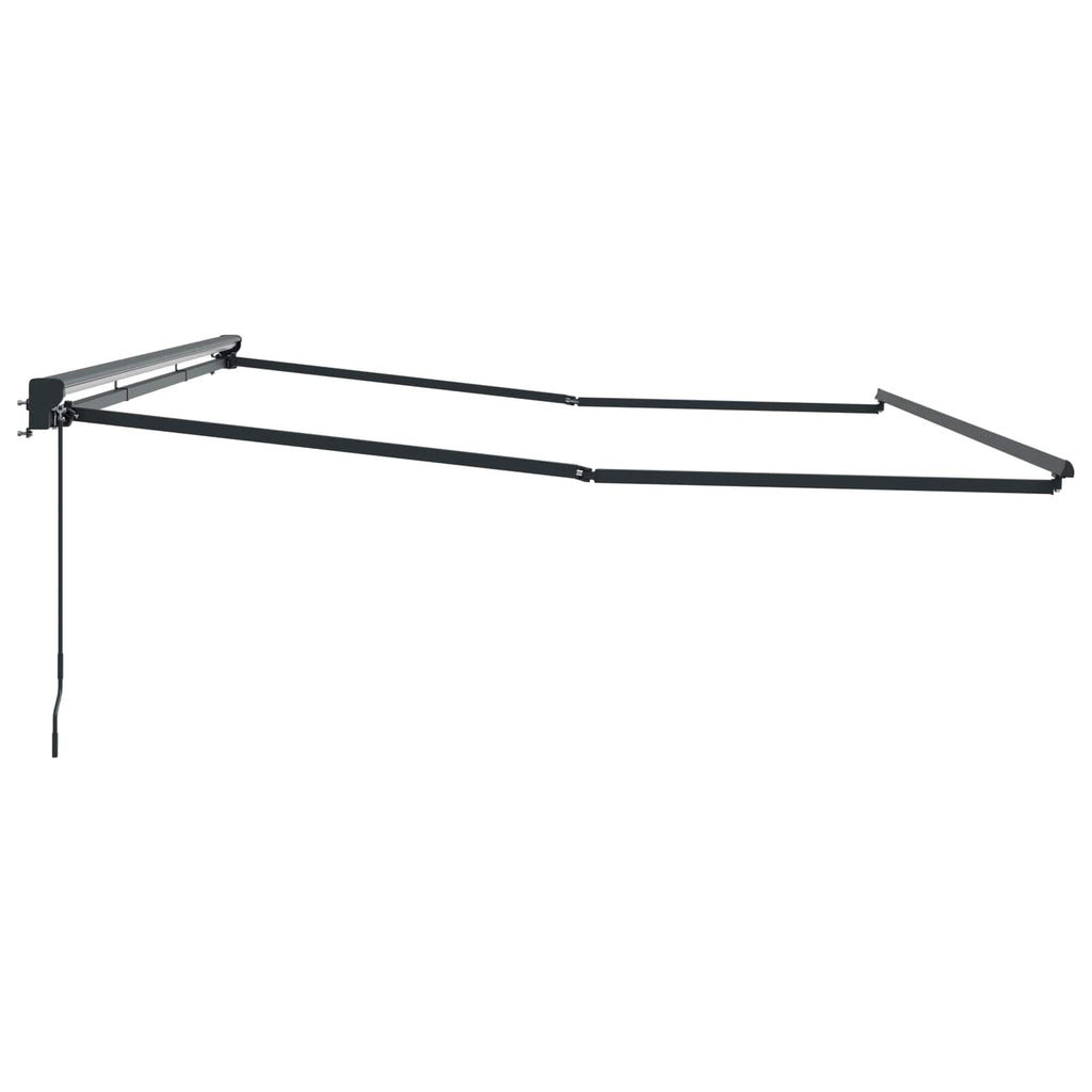 vidaXL Rama manualnej markizy Z regulacją Antracyt 4 x 2 m Stal