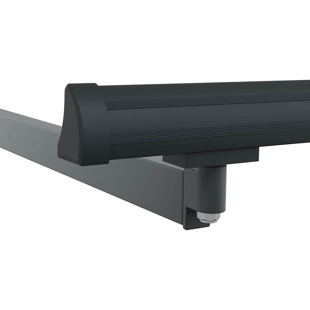 vidaXL Rama manualnej markizy Z regulacją Antracyt 4 × 3,5 m Stal