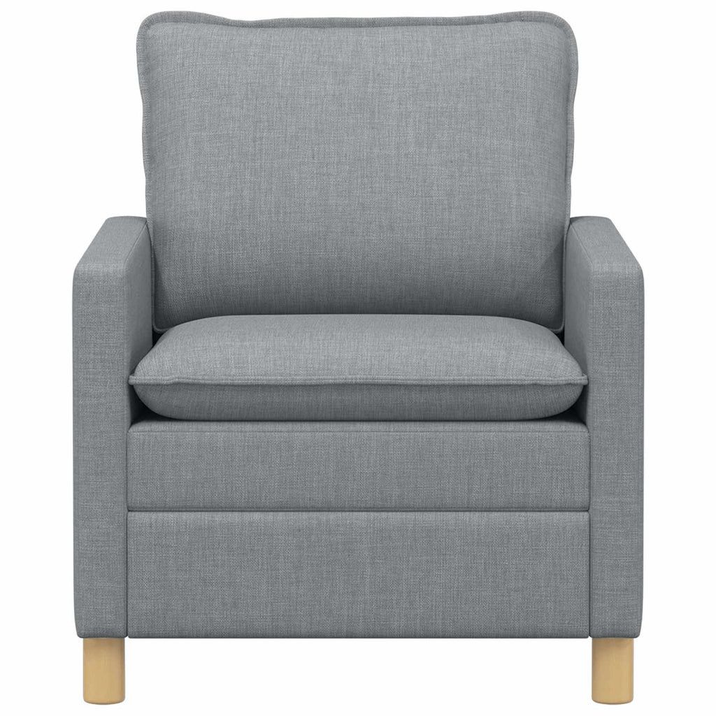 vidaXL Sofa jasnoszary 76 x 81 x 87,5 cm tkanina