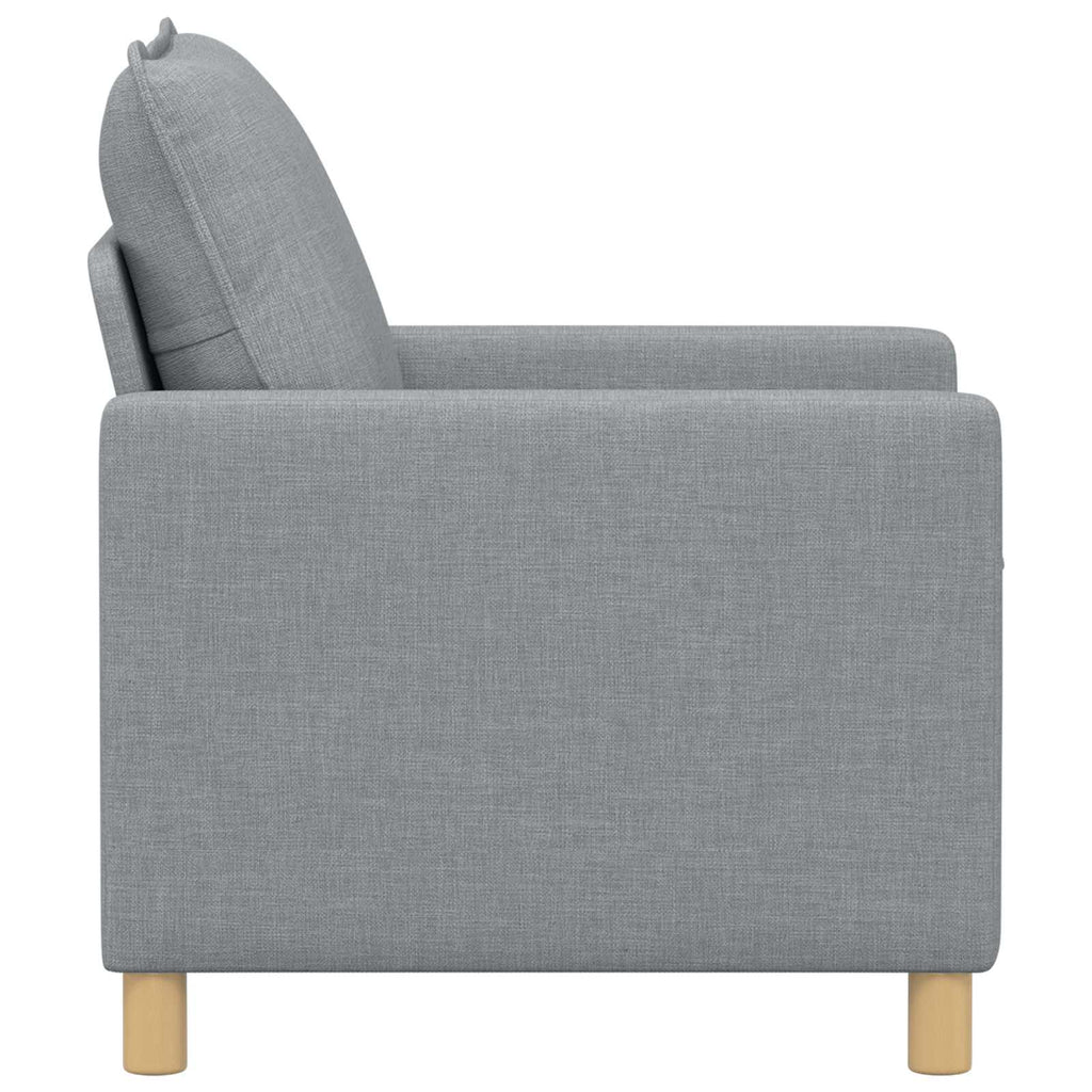 vidaXL Sofa jasnoszary 76 x 81 x 87,5 cm tkanina