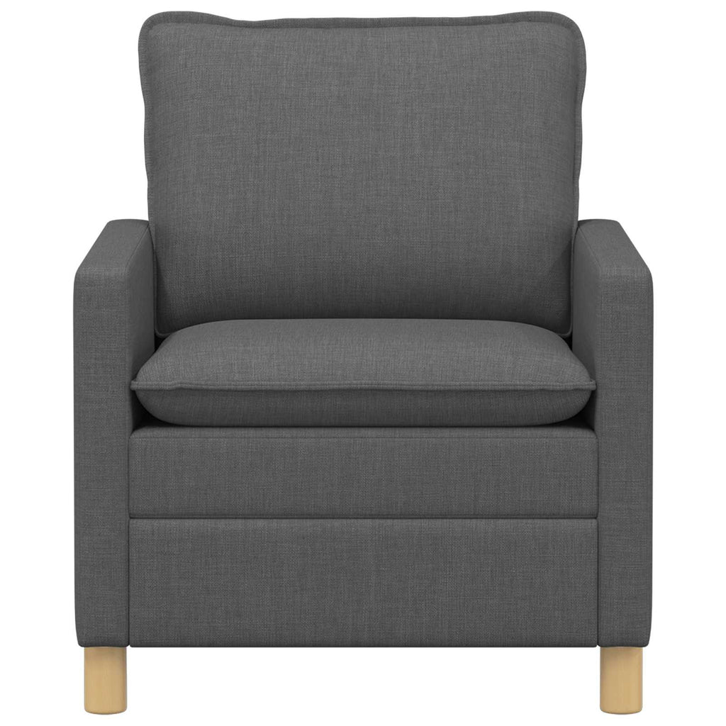vidaXL Sofa ciemnoszary 76 x 81 x 87,5 cm tkanina