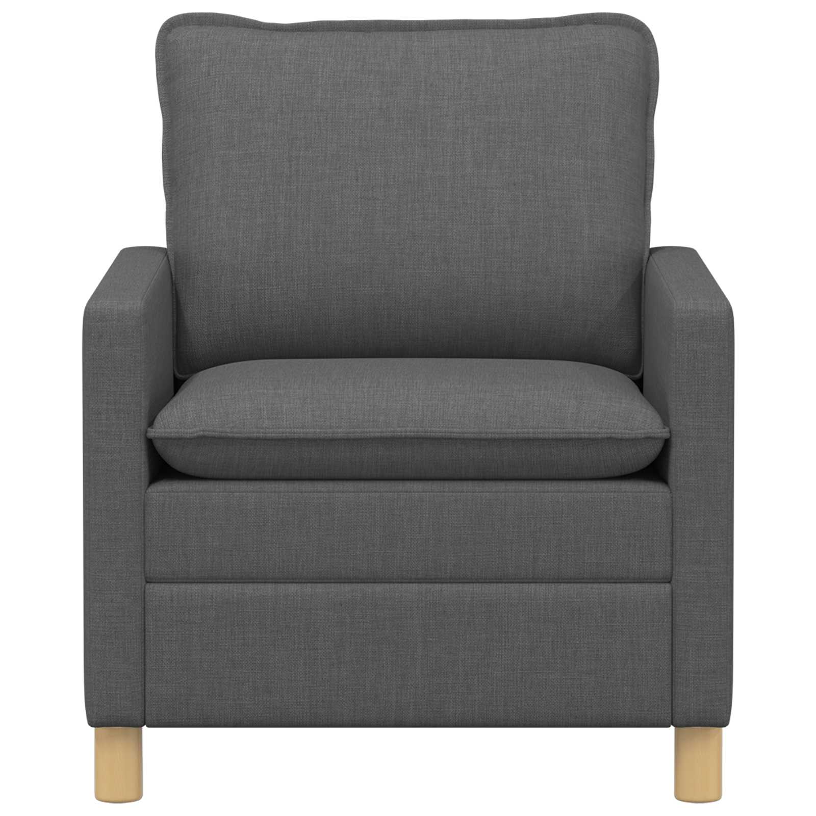 vidaXL Sofa ciemnoszary 76 x 81 x 87,5 cm tkanina