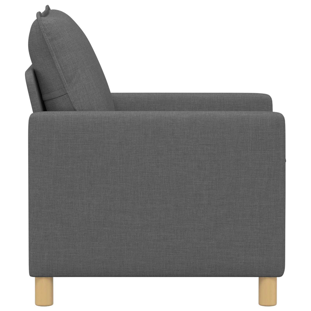 vidaXL Sofa ciemnoszary 76 x 81 x 87,5 cm tkanina