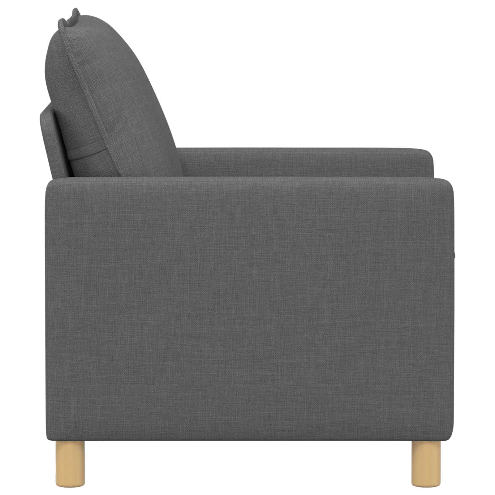 vidaXL Sofa ciemnoszary 76 x 81 x 87,5 cm tkanina