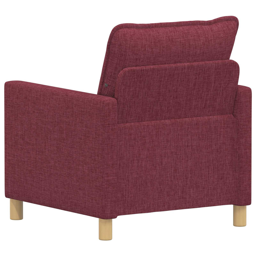 vidaXL Sofa Czerwone wino 76 x 81 x 87,5 cm tkanina
