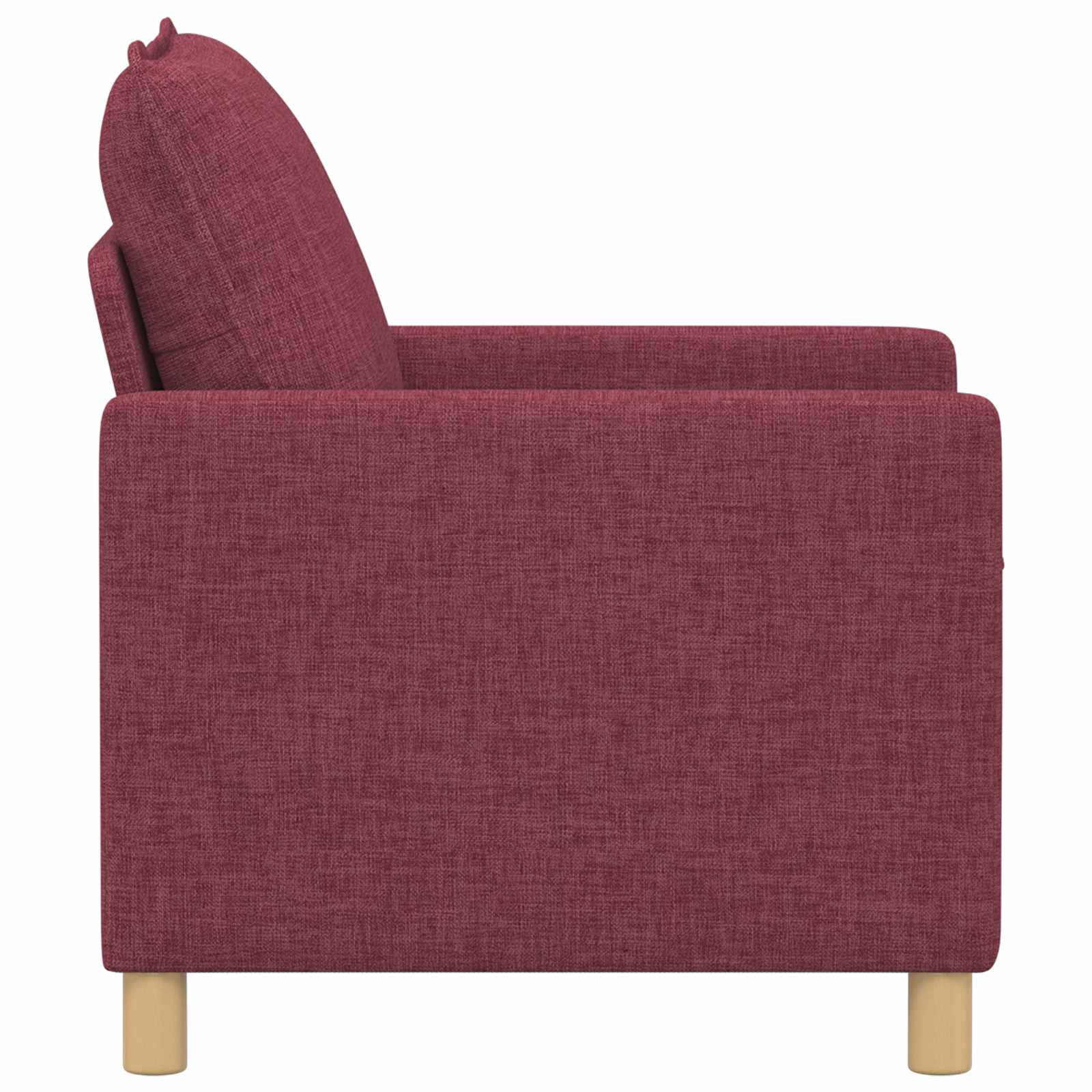 vidaXL Sofa Czerwone wino 76 x 81 x 87,5 cm tkanina