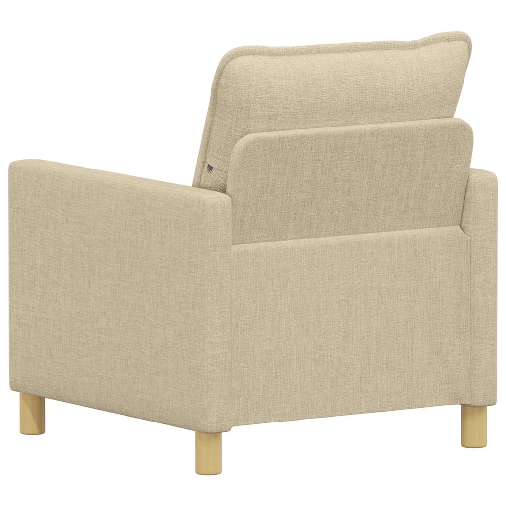 vidaXL Sofa kremowy 76 x 81 x 87,5 cm tkanina