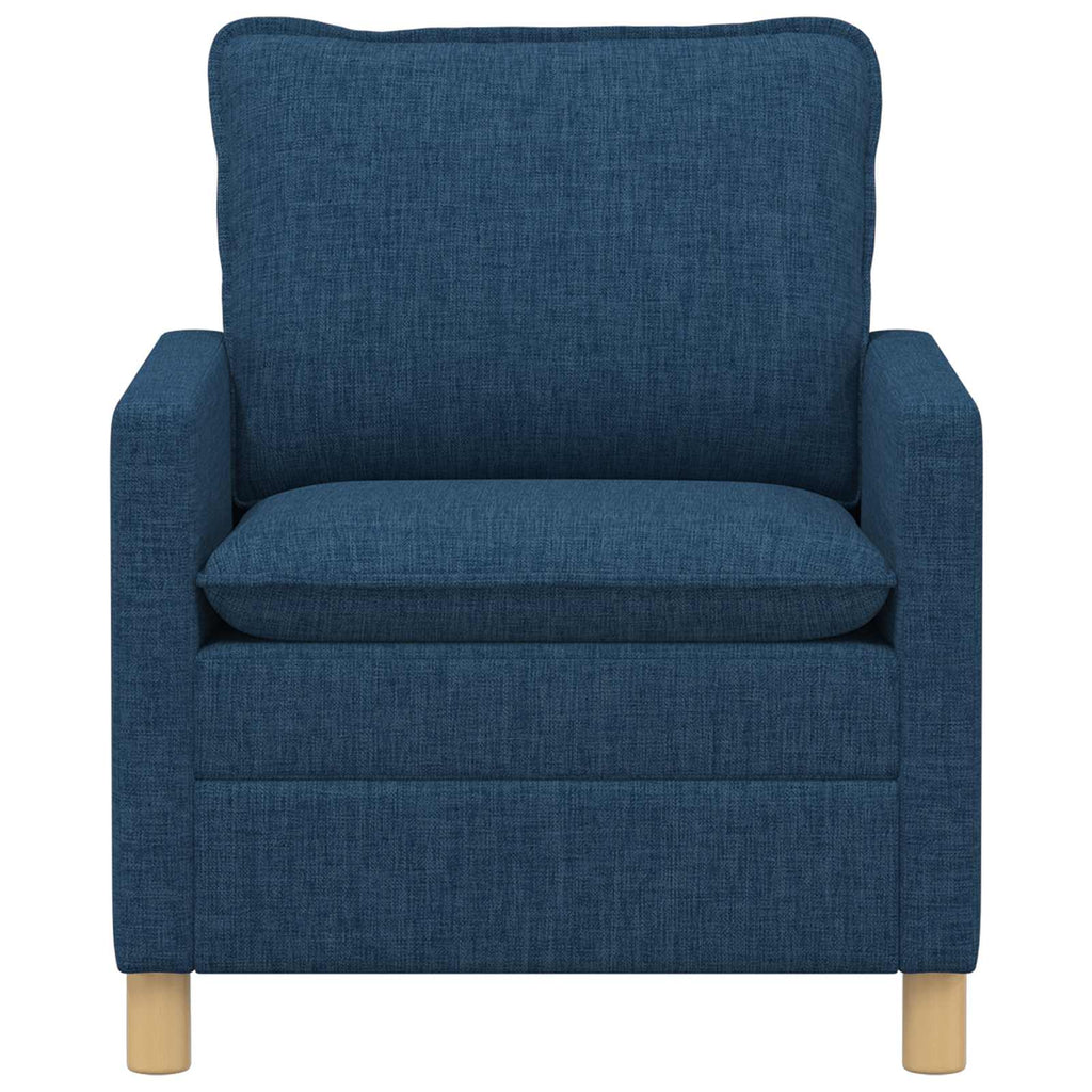 vidaXL Sofa niebieski 76 x 81 x 87,5 cm tkanina