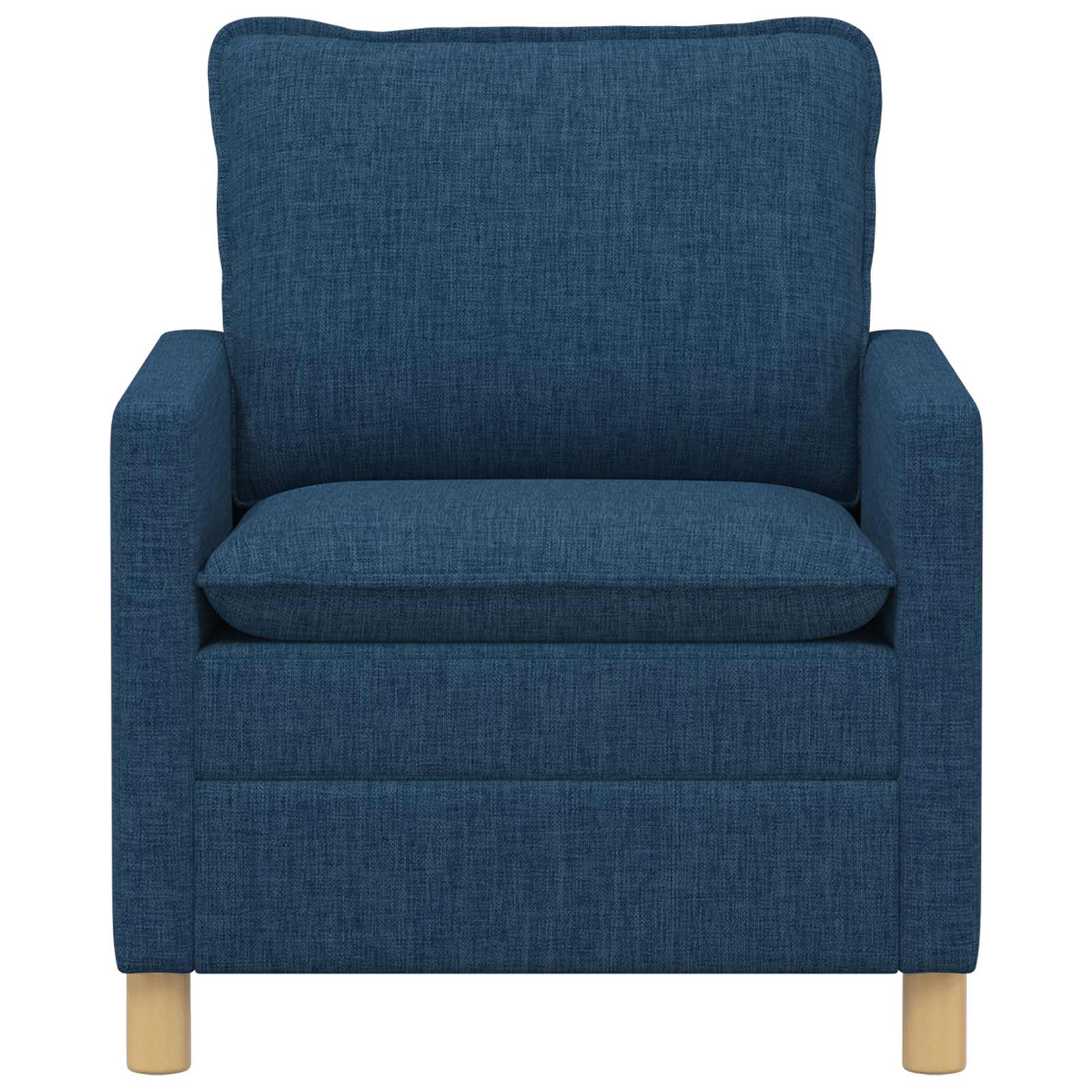 vidaXL Sofa niebieski 76 x 81 x 87,5 cm tkanina