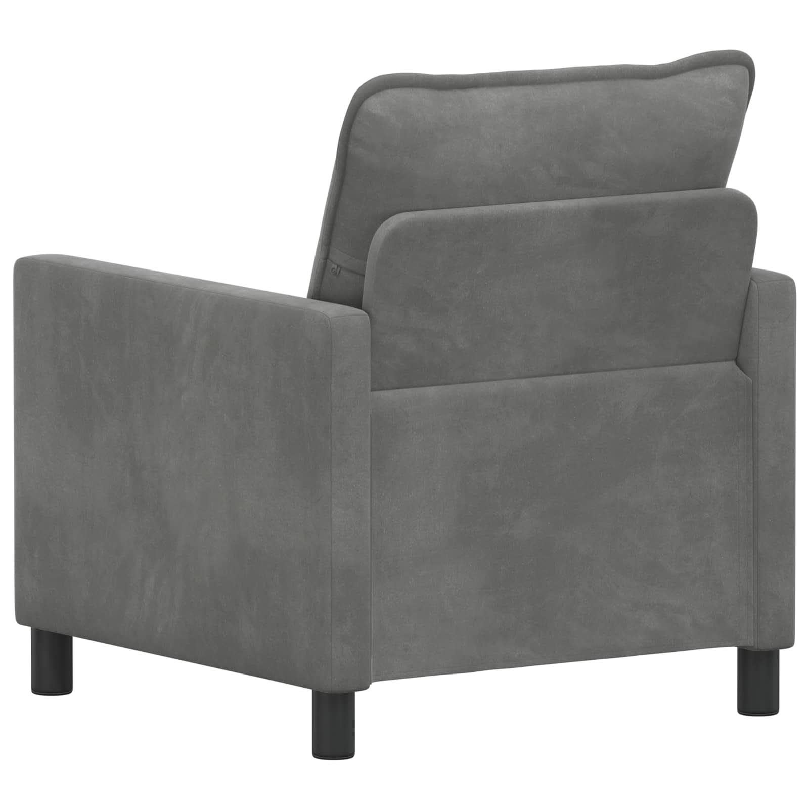 vidaXL Sofa ciemnoszary 76 x 81 x 87,5 cm Welur