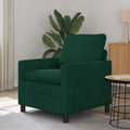 vidaXL Sofa Ciemnozielony 76 x 81 x 87,5 cm Welur
