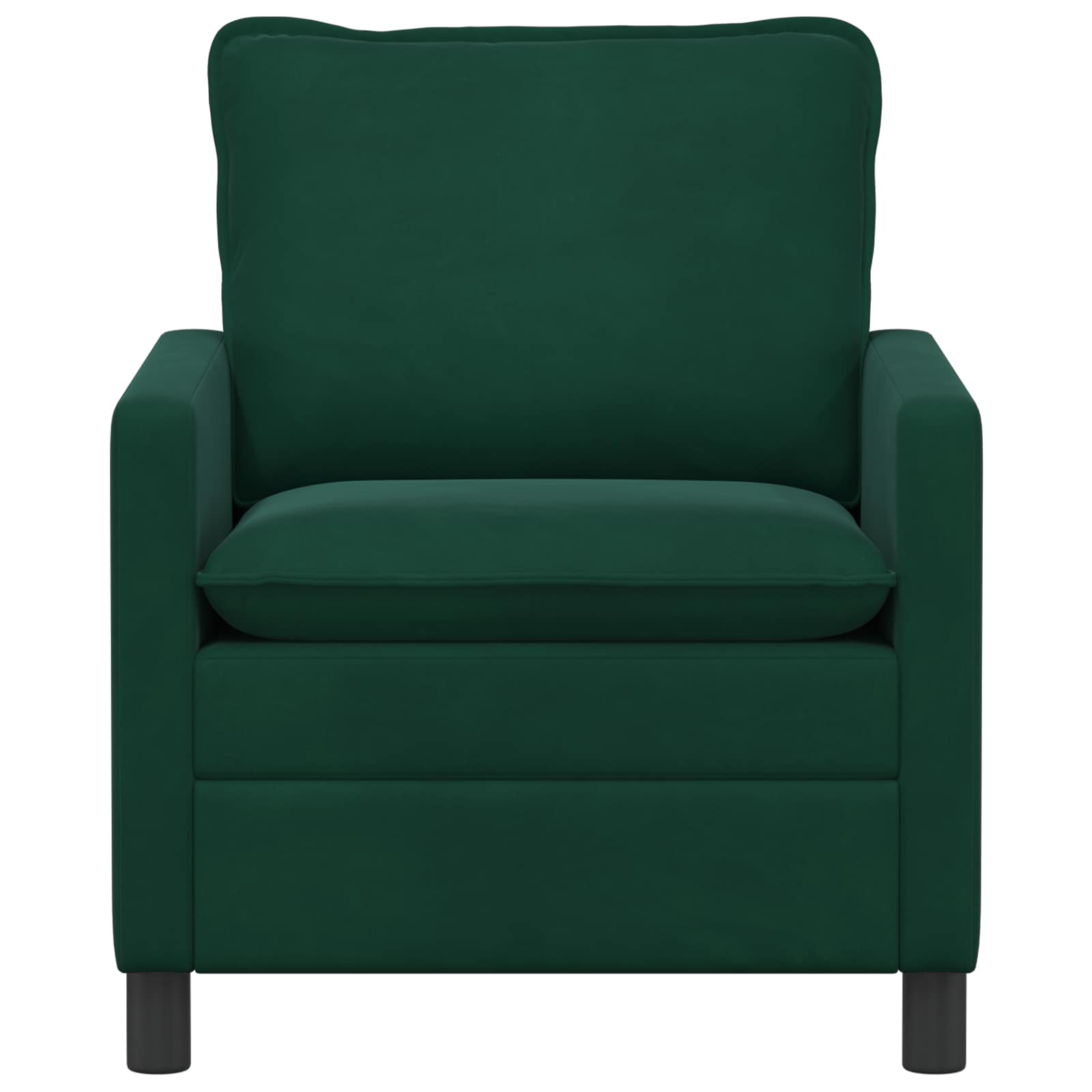 vidaXL Sofa Ciemnozielony 76 x 81 x 87,5 cm Welur