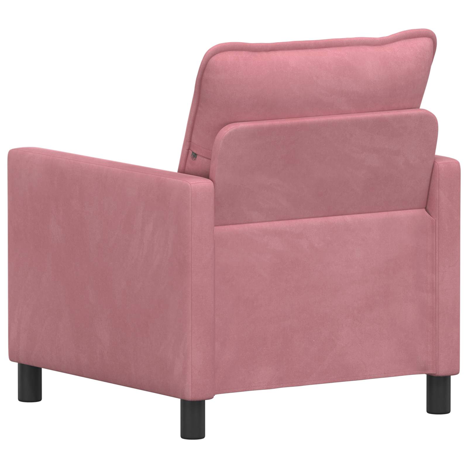 vidaXL Sofa różowy 76 x 81 x 87,5 cm Welur