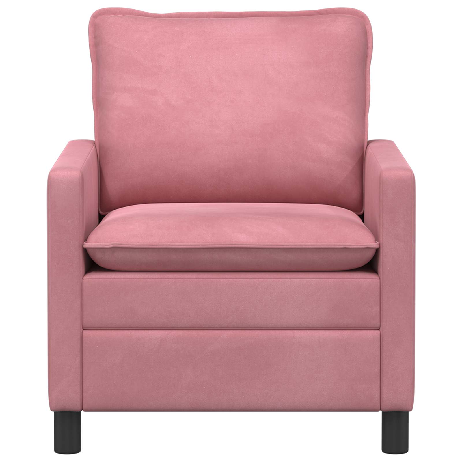 vidaXL Sofa różowy 76 x 81 x 87,5 cm Welur