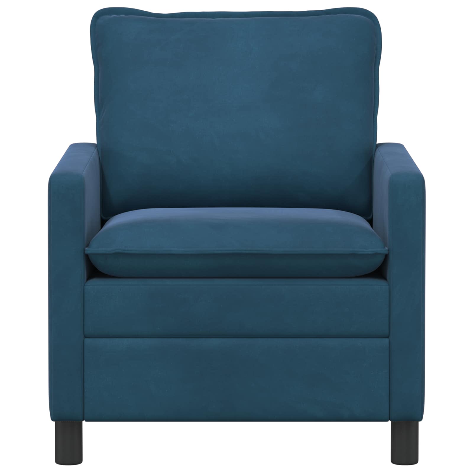 vidaXL Sofa niebieski 76 x 81 x 87,5 cm Welur