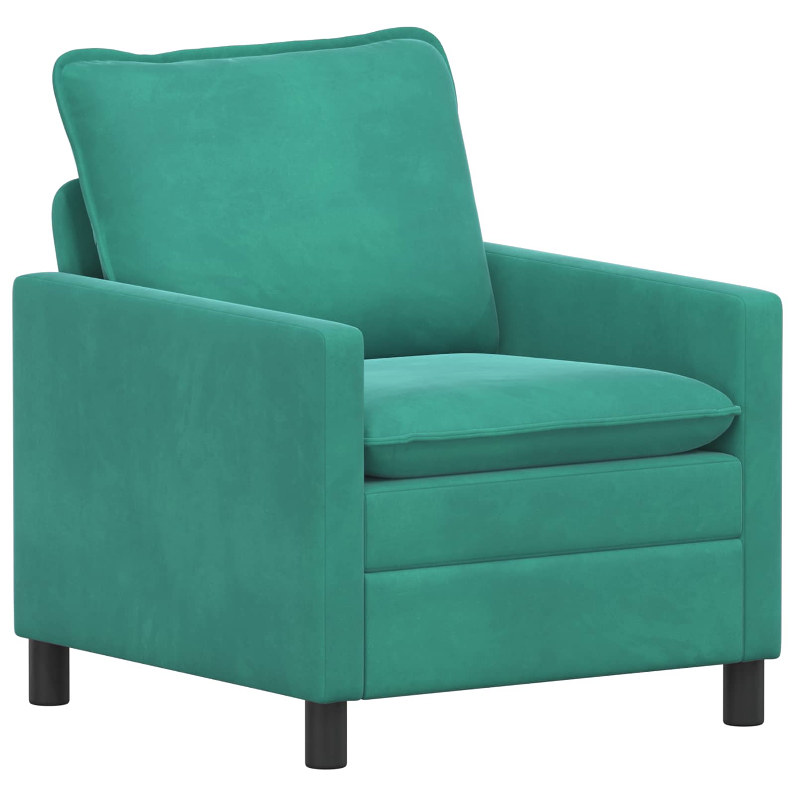 vidaXL Sofa Turkusowy 76 x 81 x 87,5 cm Welur