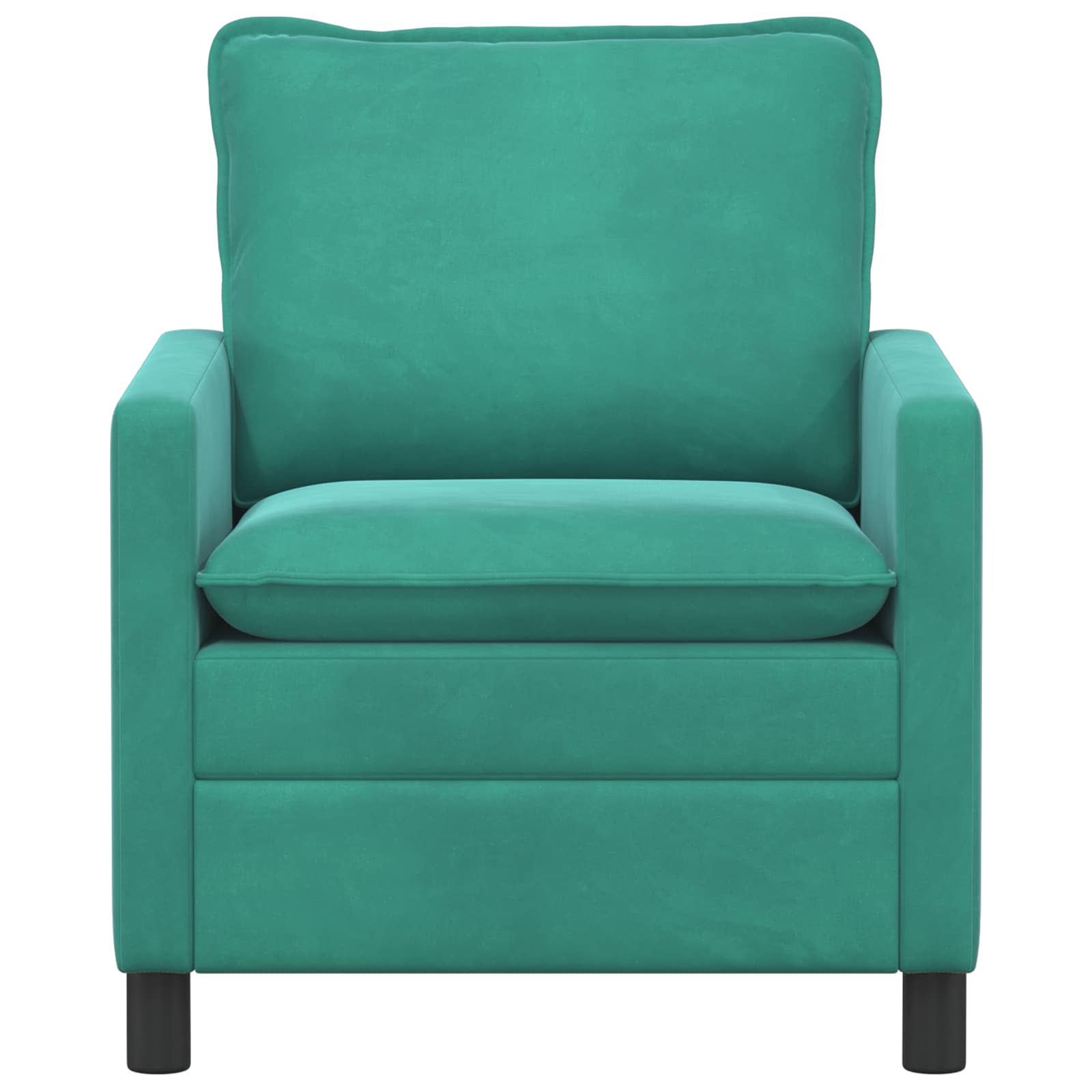vidaXL Sofa Turkusowy 76 x 81 x 87,5 cm Welur