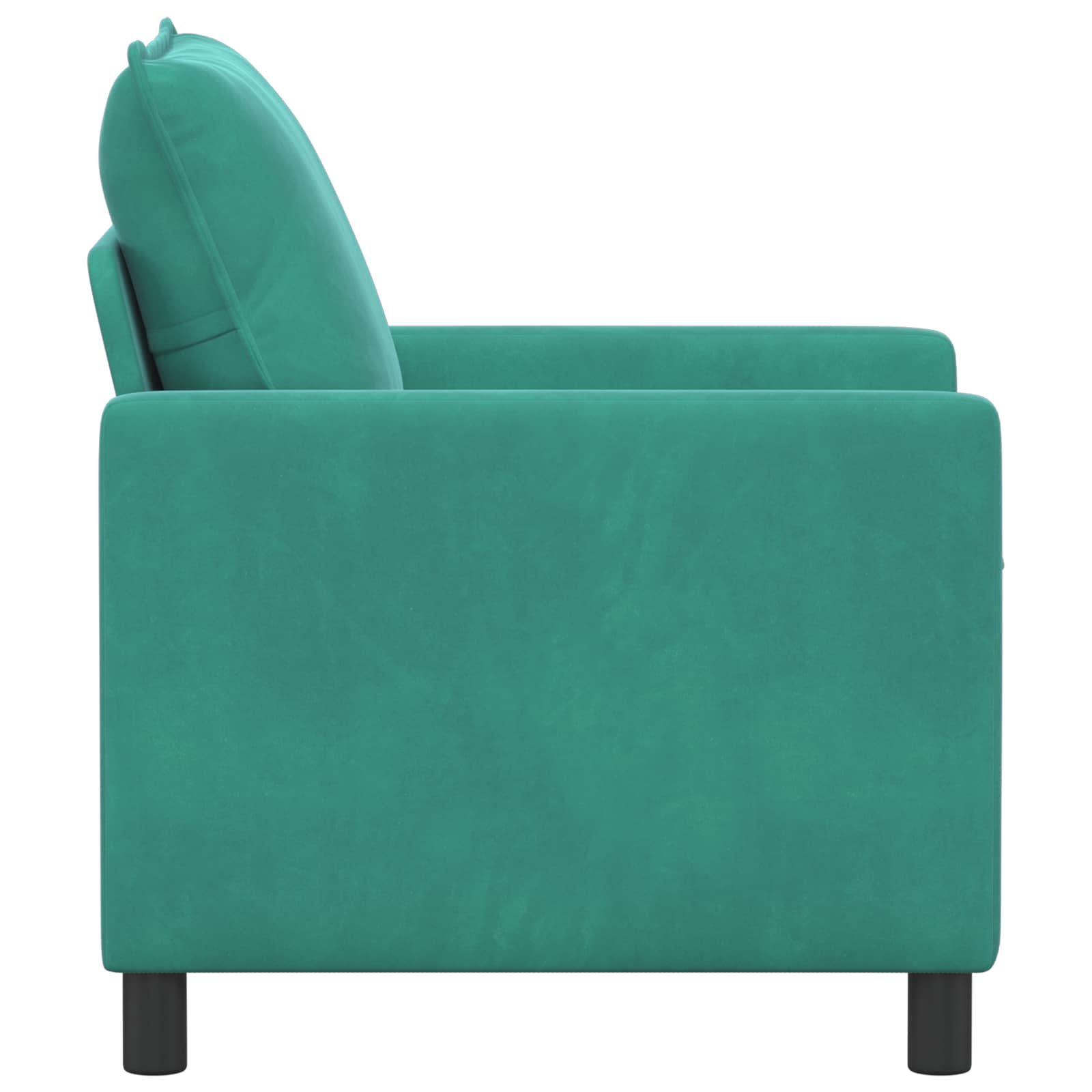 vidaXL Sofa Turkusowy 76 x 81 x 87,5 cm Welur