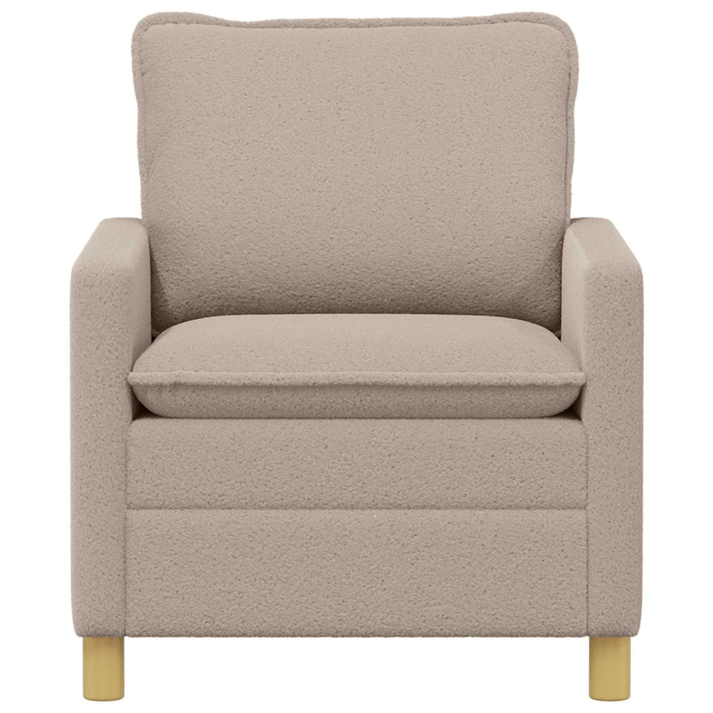 vidaXL Sofa jasnoszary 76 x 81 x 87,5 cm tkanina