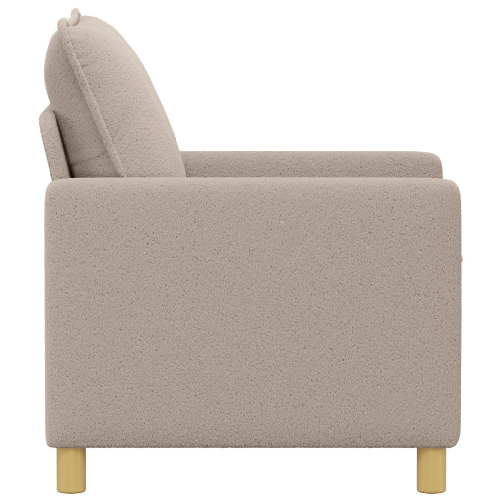 vidaXL Sofa jasnoszary 76 x 81 x 87,5 cm tkanina