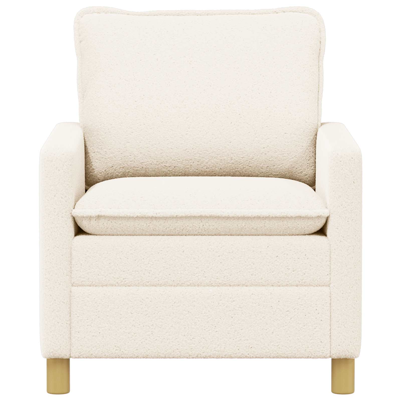 vidaXL Sofa kremowy 76 x 81 x 87,5 cm tkanina