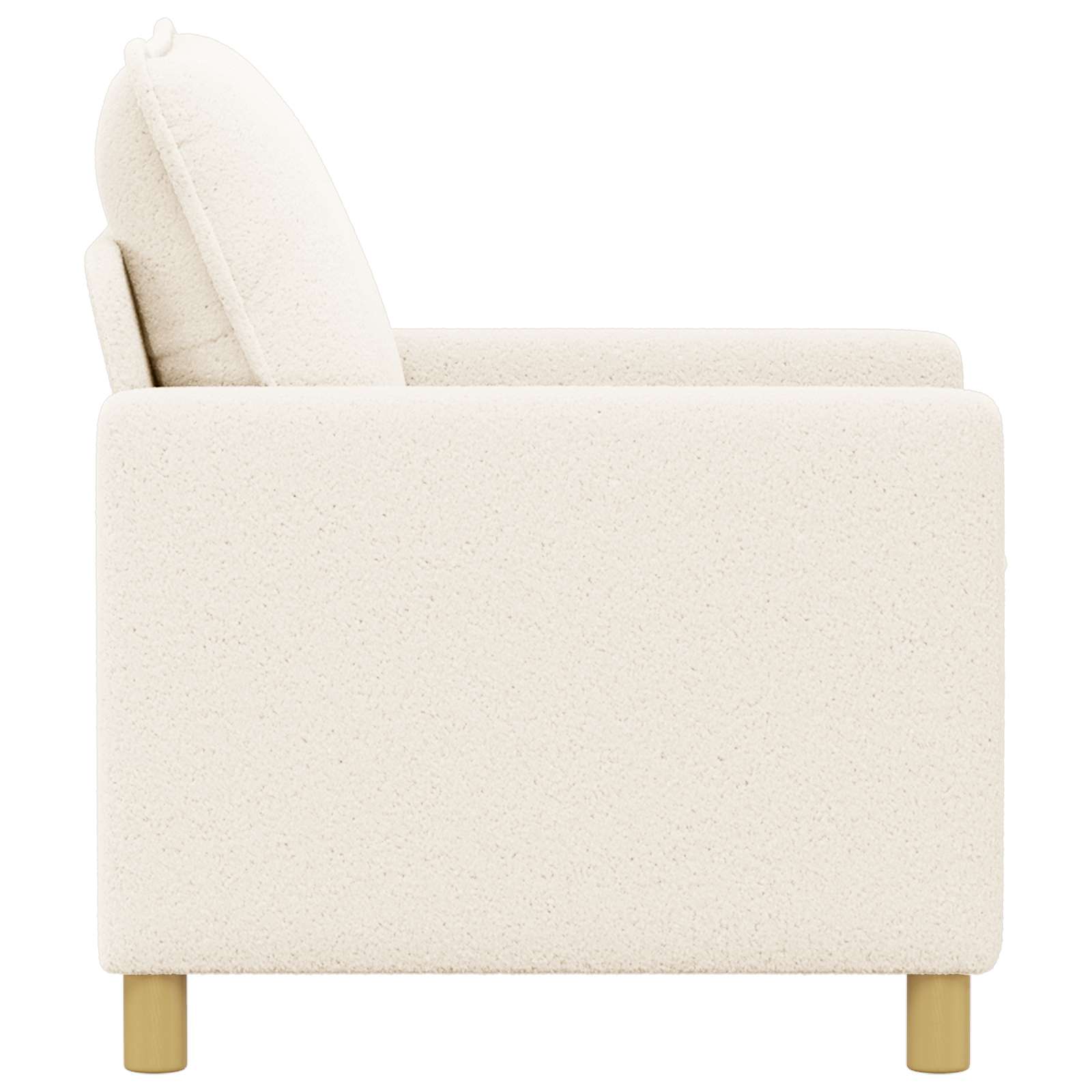 vidaXL Sofa kremowy 76 x 81 x 87,5 cm tkanina