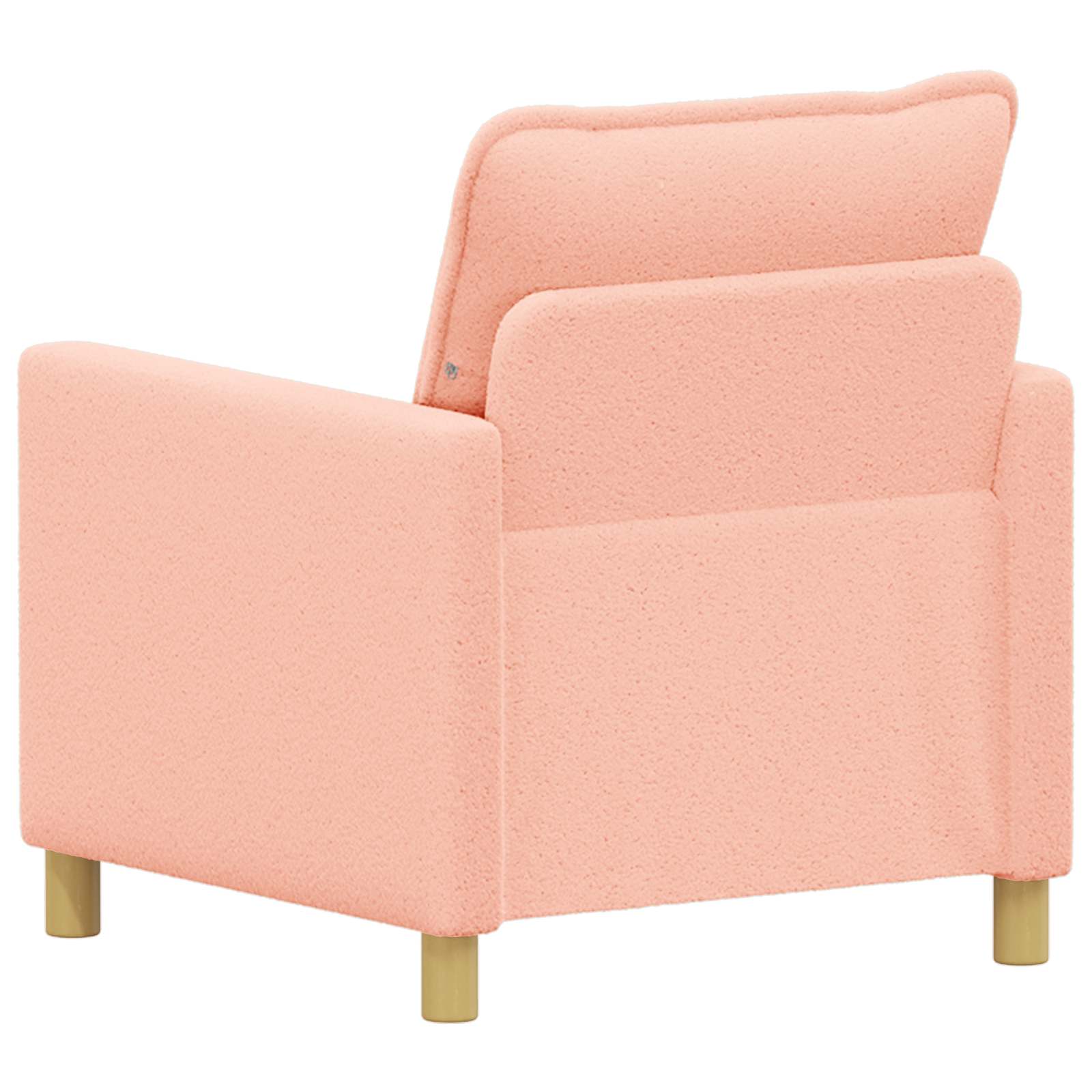 vidaXL Sofa różowy 76 x 81 x 87,5 cm tkanina