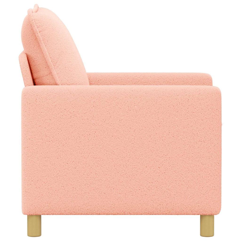 vidaXL Sofa różowy 76 x 81 x 87,5 cm tkanina