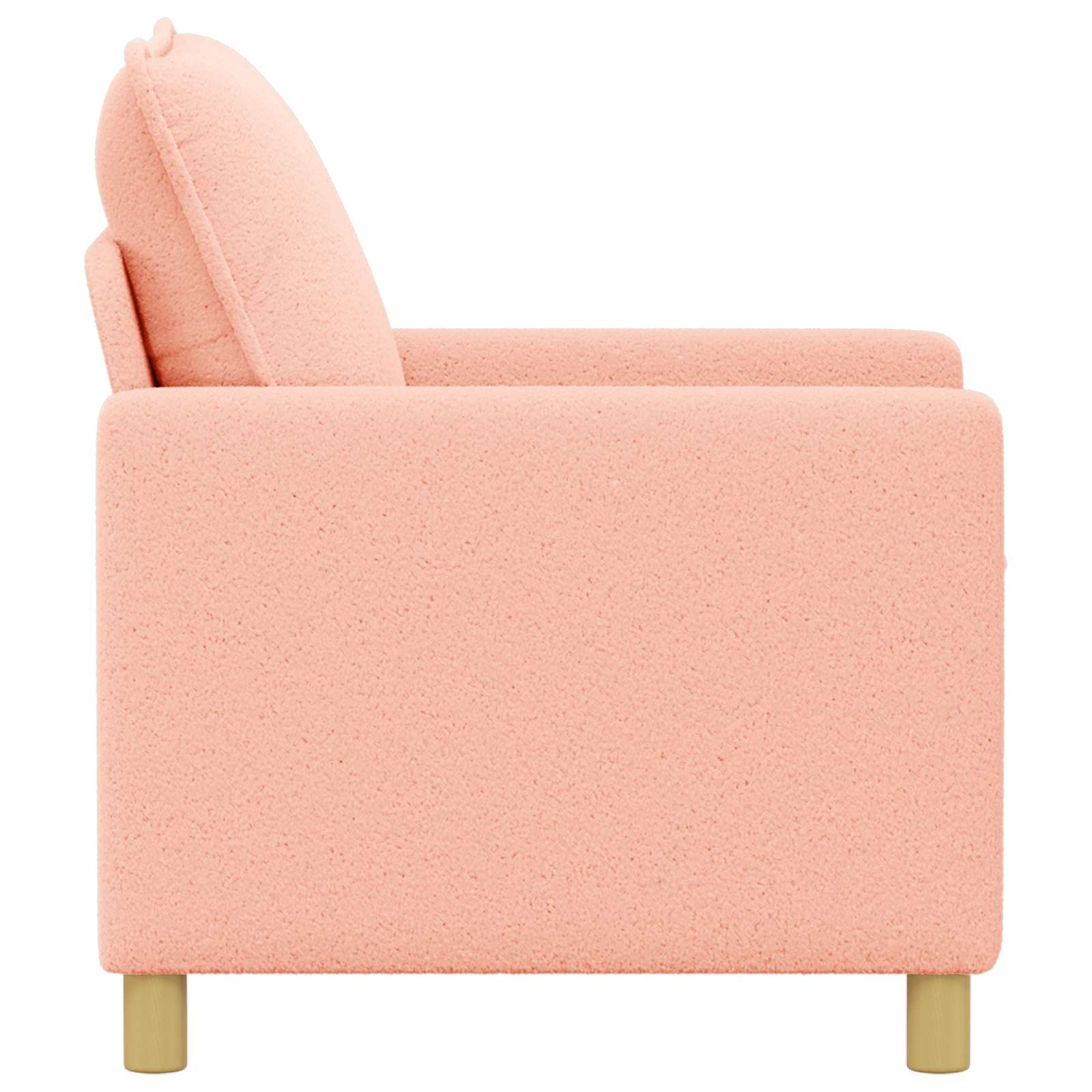 vidaXL Sofa różowy 76 x 81 x 87,5 cm tkanina