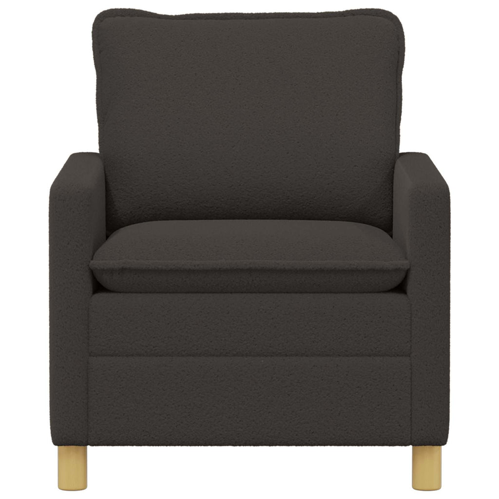 vidaXL Sofa ciemnoszary 76 x 81 x 87,5 cm tkanina