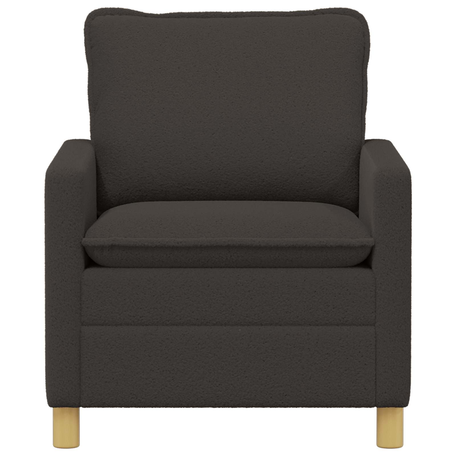 vidaXL Sofa ciemnoszary 76 x 81 x 87,5 cm tkanina