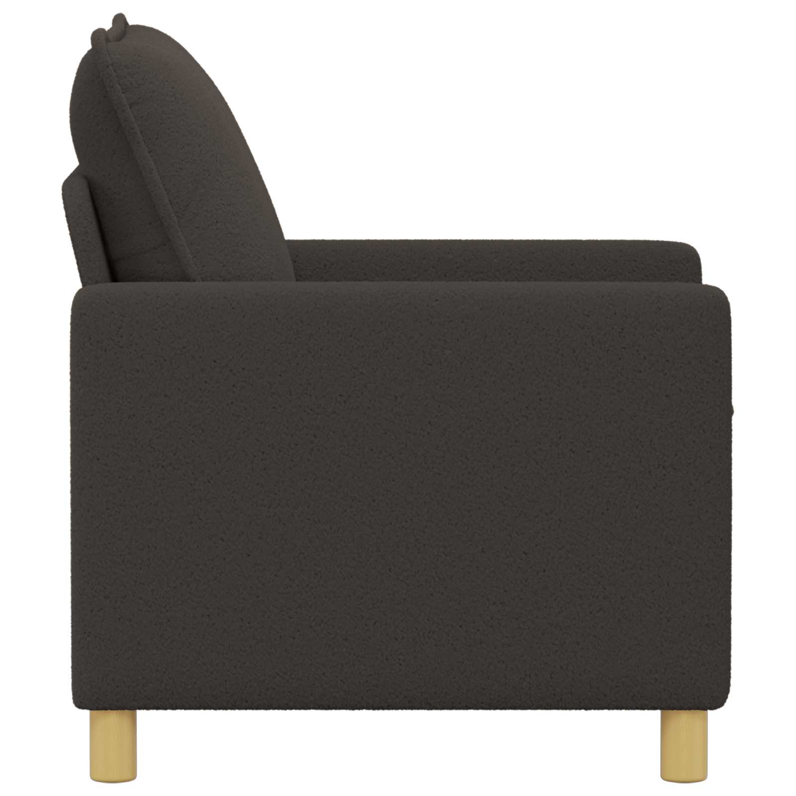 vidaXL Sofa ciemnoszary 76 x 81 x 87,5 cm tkanina