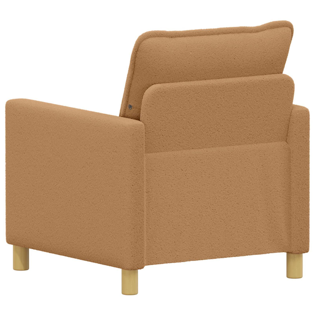 vidaXL Sofa Beżowy 76 x 81 x 87,5 cm tkanina