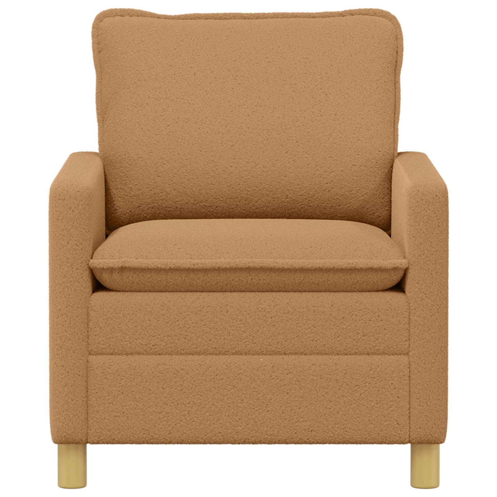vidaXL Sofa Beżowy 76 x 81 x 87,5 cm tkanina