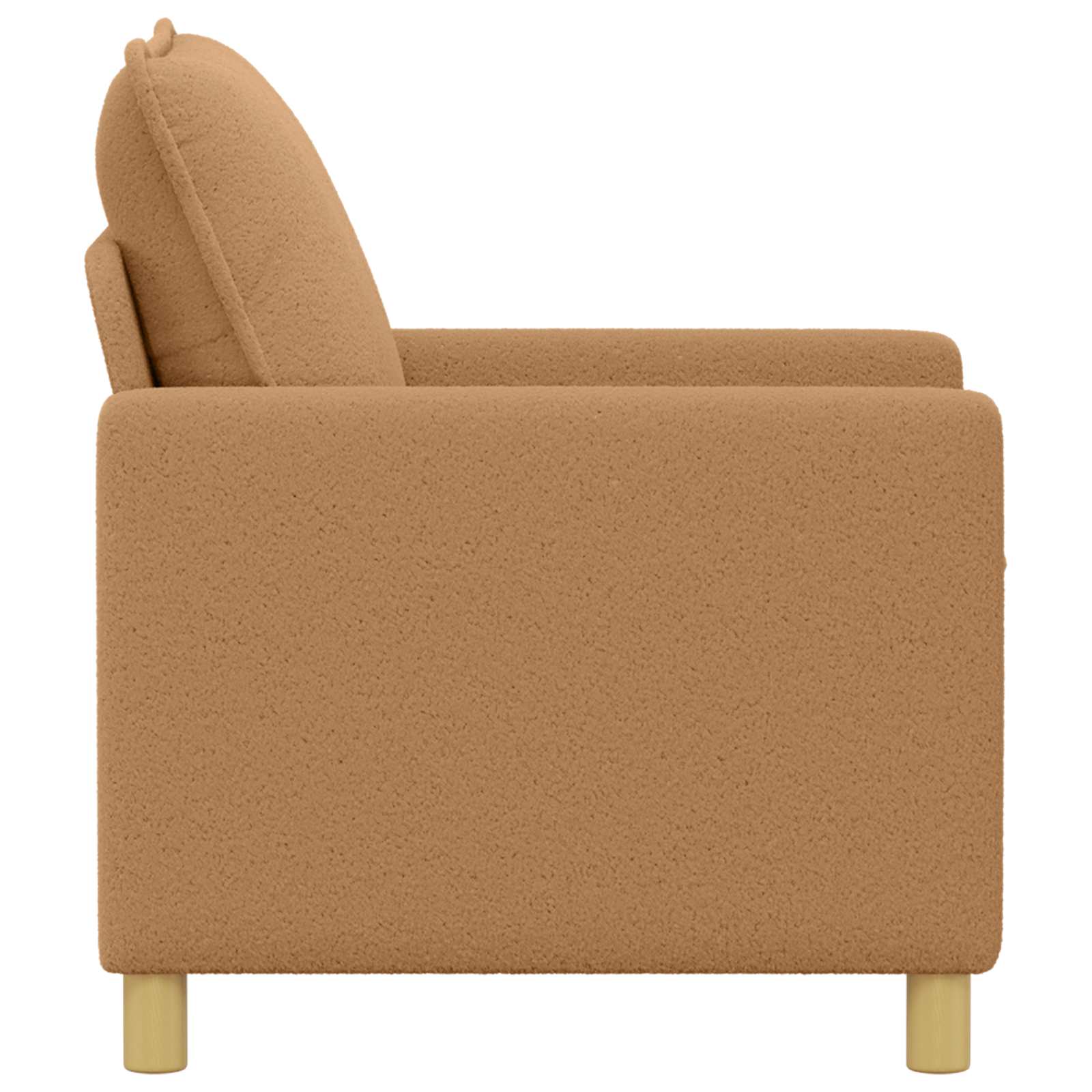 vidaXL Sofa Beżowy 76 x 81 x 87,5 cm tkanina