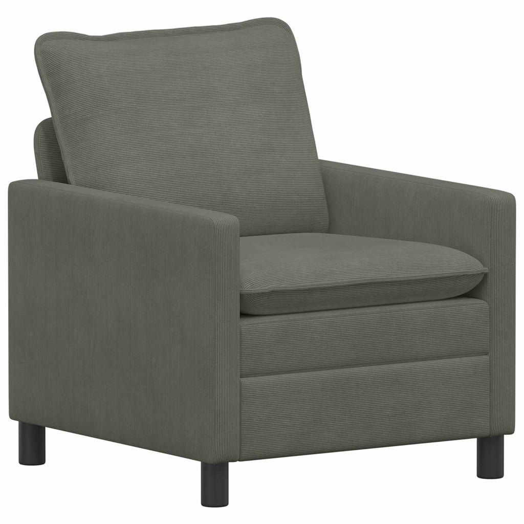 vidaXL Sofa jasnoszary 76 x 81 x 87,5 cm tkanina