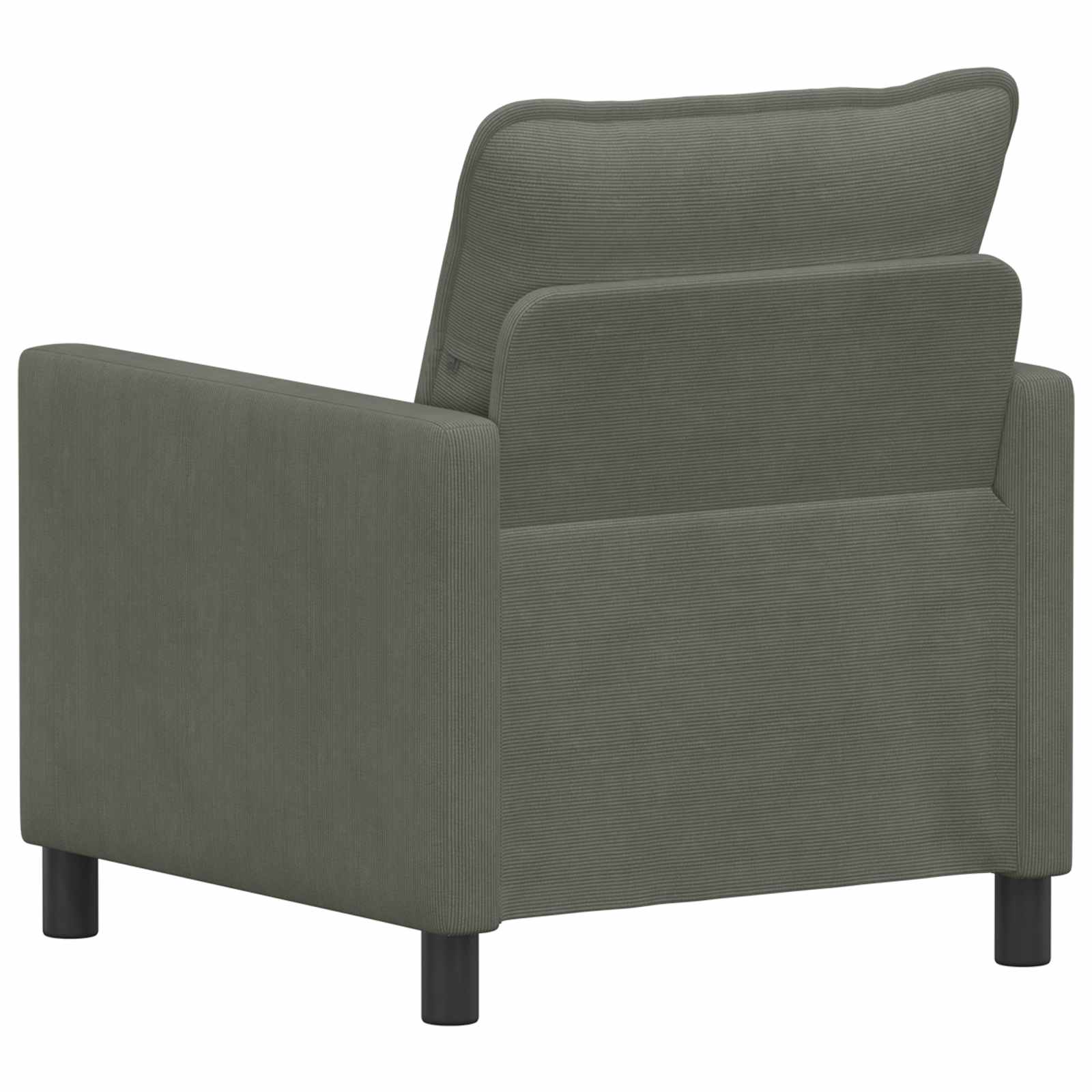 vidaXL Sofa jasnoszary 76 x 81 x 87,5 cm tkanina
