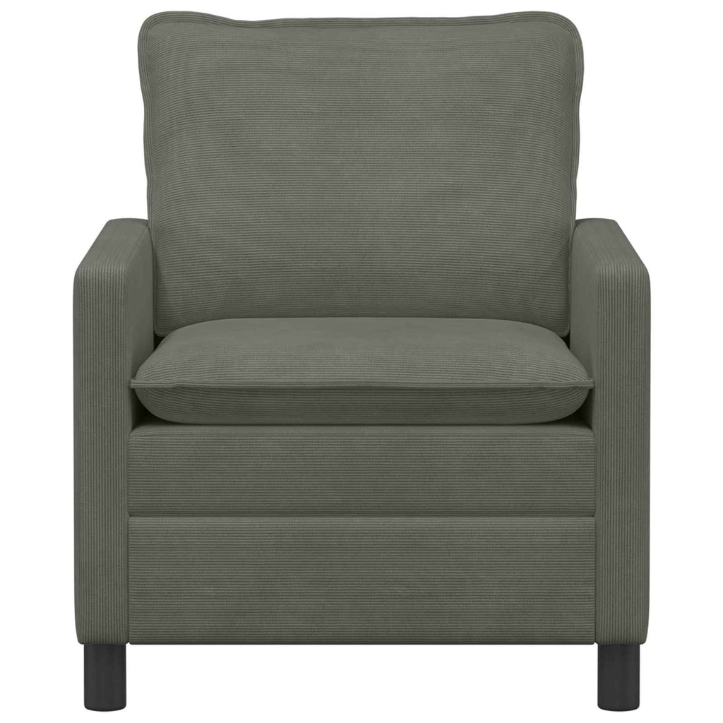 vidaXL Sofa jasnoszary 76 x 81 x 87,5 cm tkanina