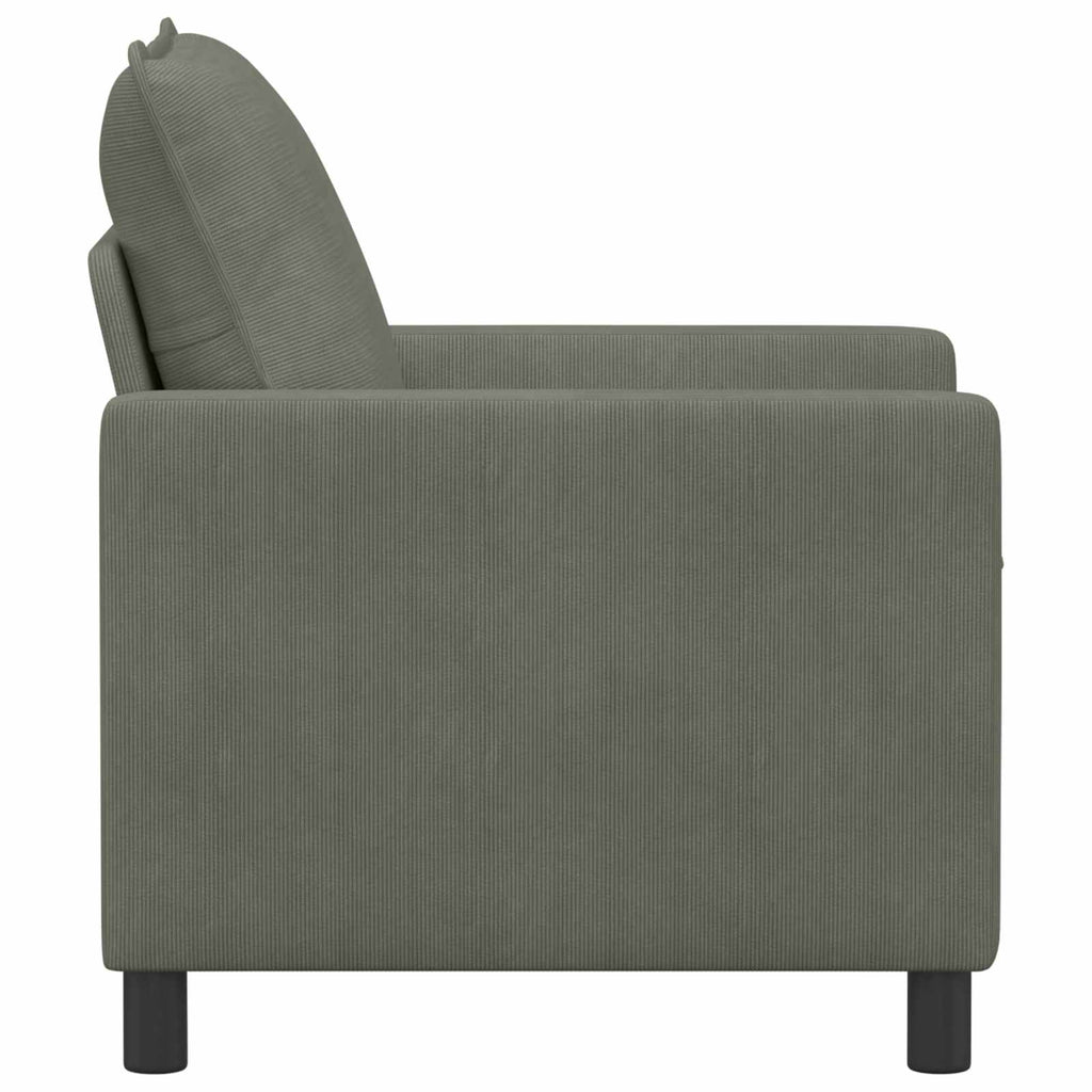 vidaXL Sofa jasnoszary 76 x 81 x 87,5 cm tkanina