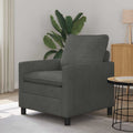 vidaXL Sofa ciemnoszary 76 x 81 x 87,5 cm tkanina