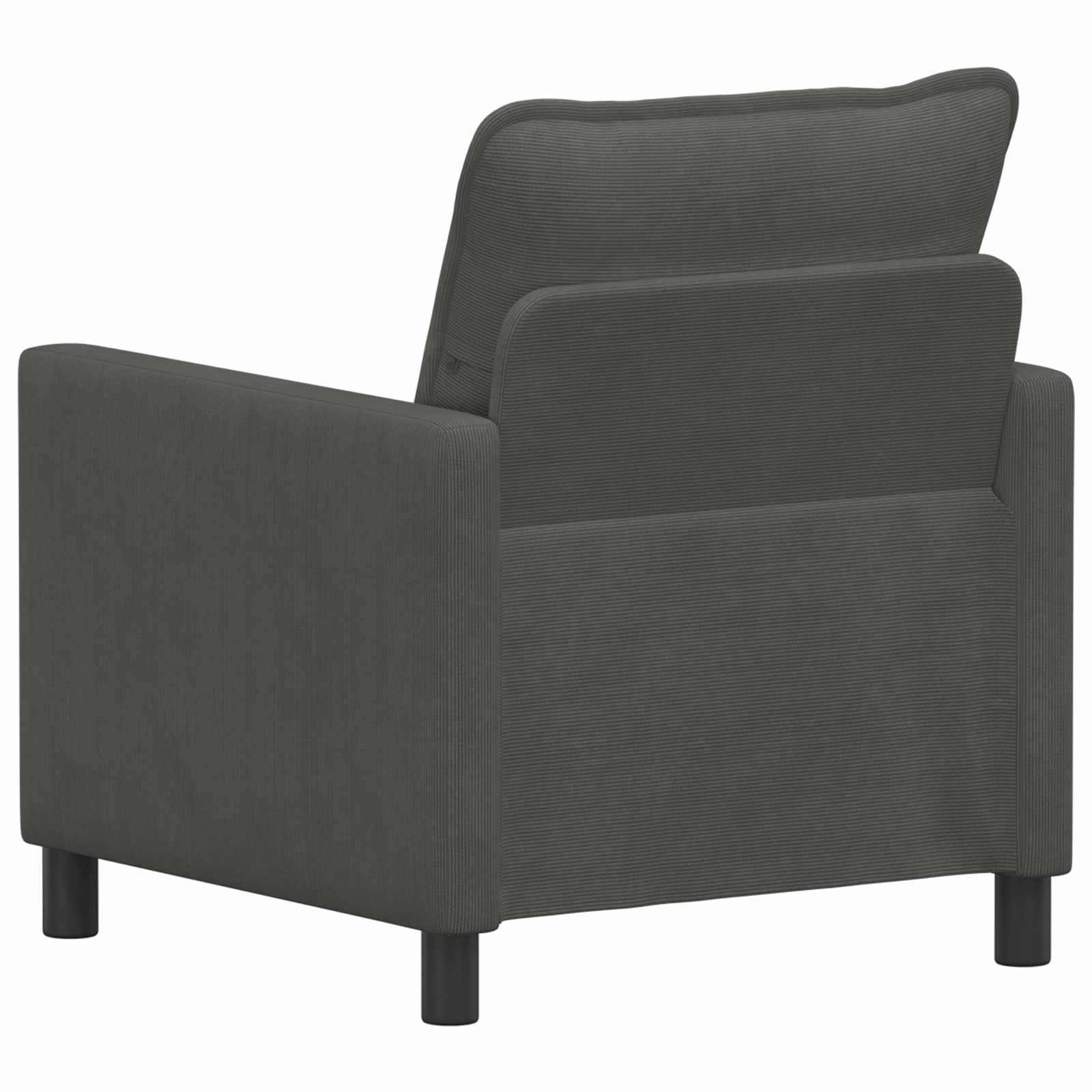 vidaXL Sofa ciemnoszary 76 x 81 x 87,5 cm tkanina