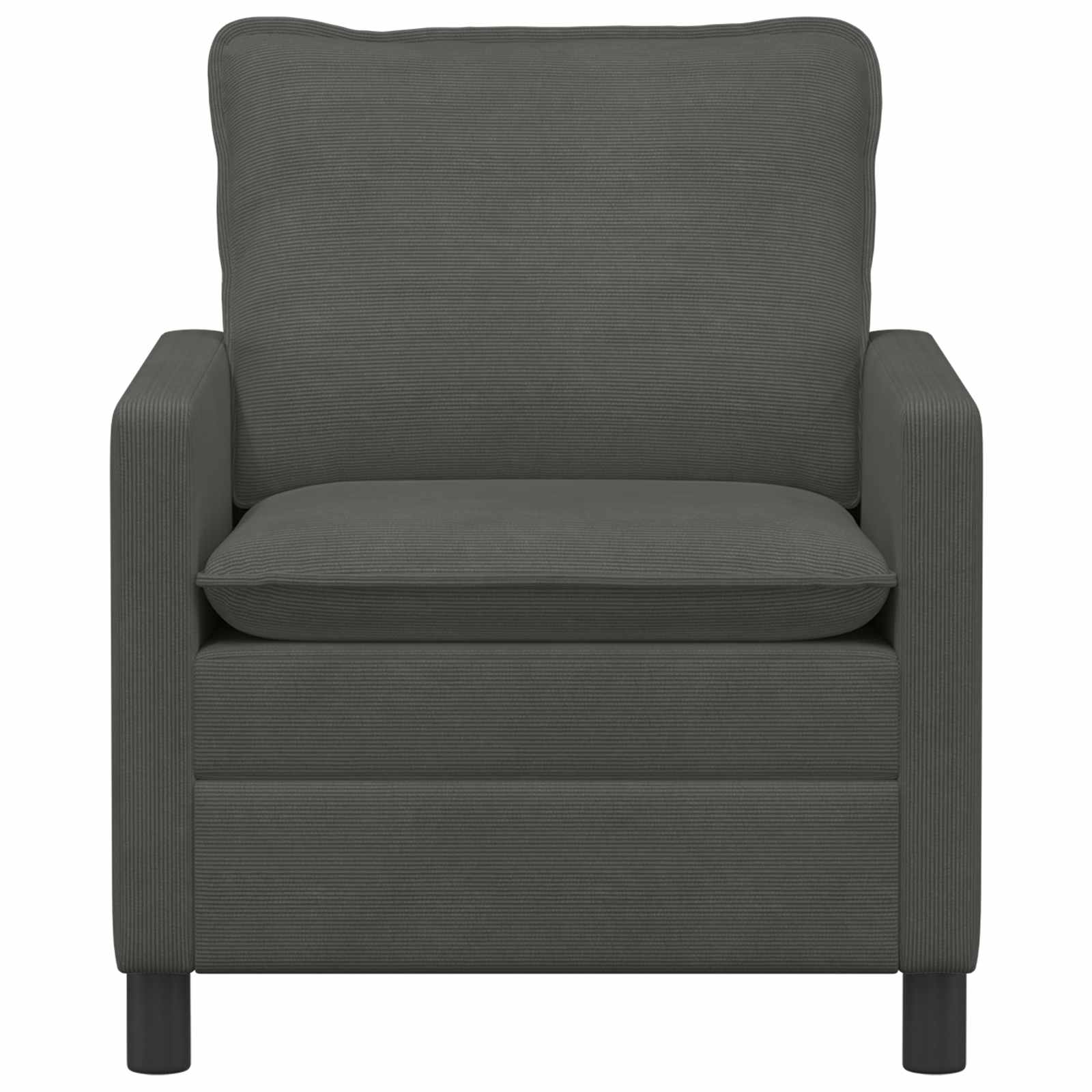 vidaXL Sofa ciemnoszary 76 x 81 x 87,5 cm tkanina