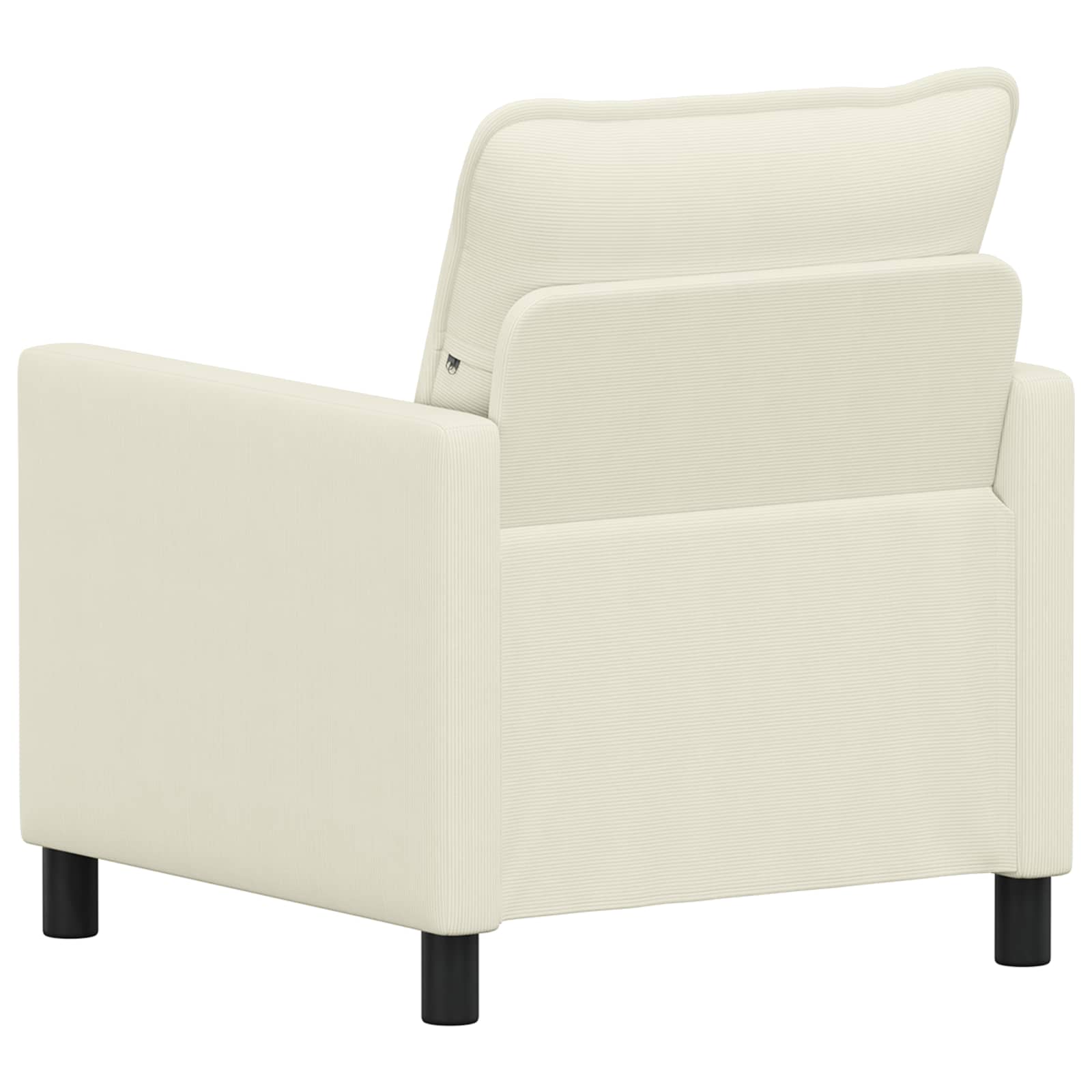 vidaXL Sofa kremowy 76 x 81 x 87,5 cm tkanina