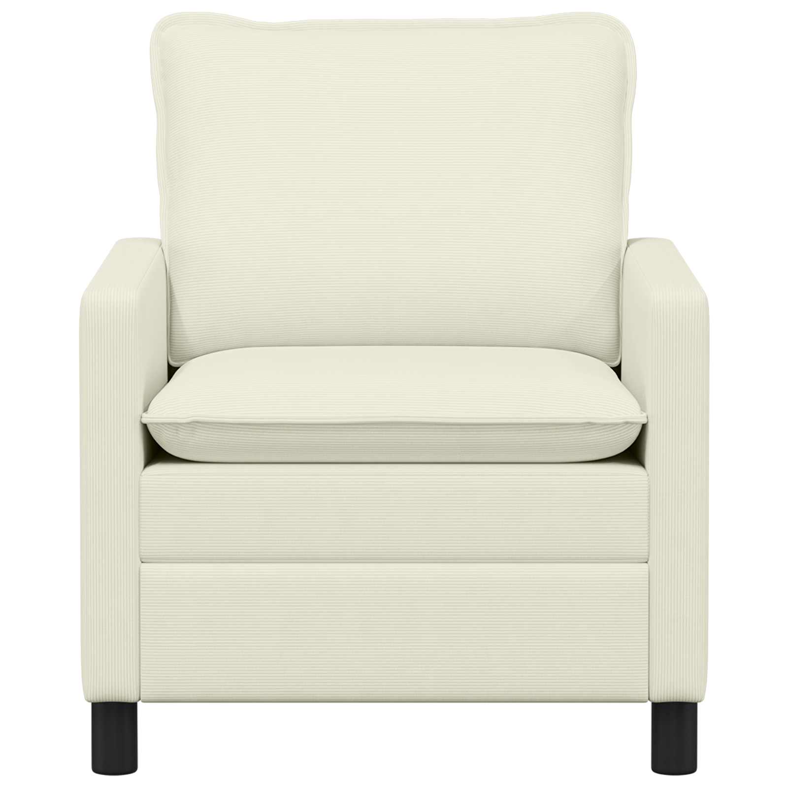 vidaXL Sofa kremowy 76 x 81 x 87,5 cm tkanina