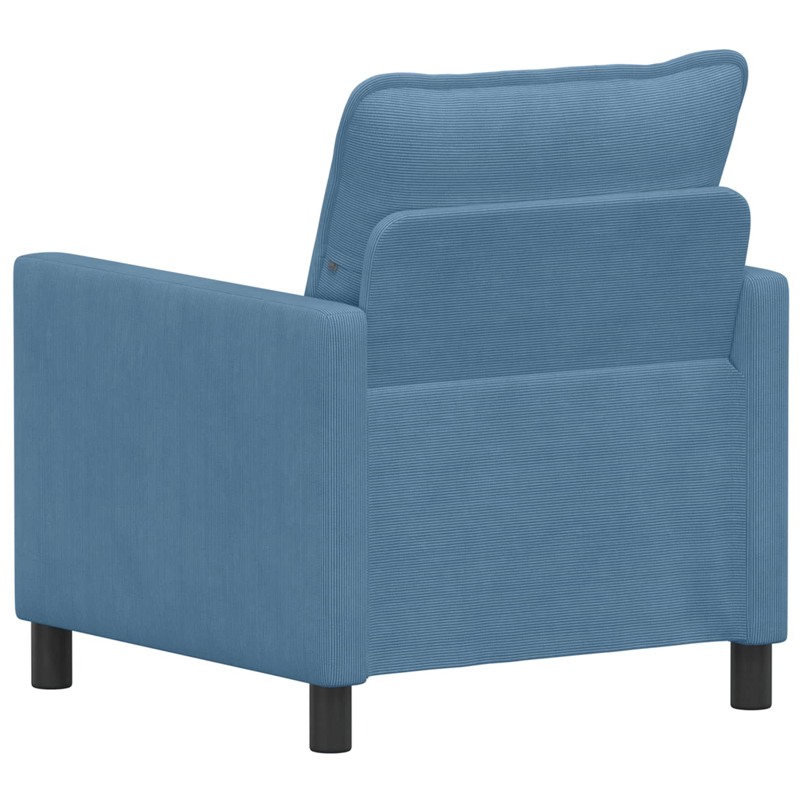 vidaXL Sofa niebieski 76 x 81 x 87,5 cm tkanina